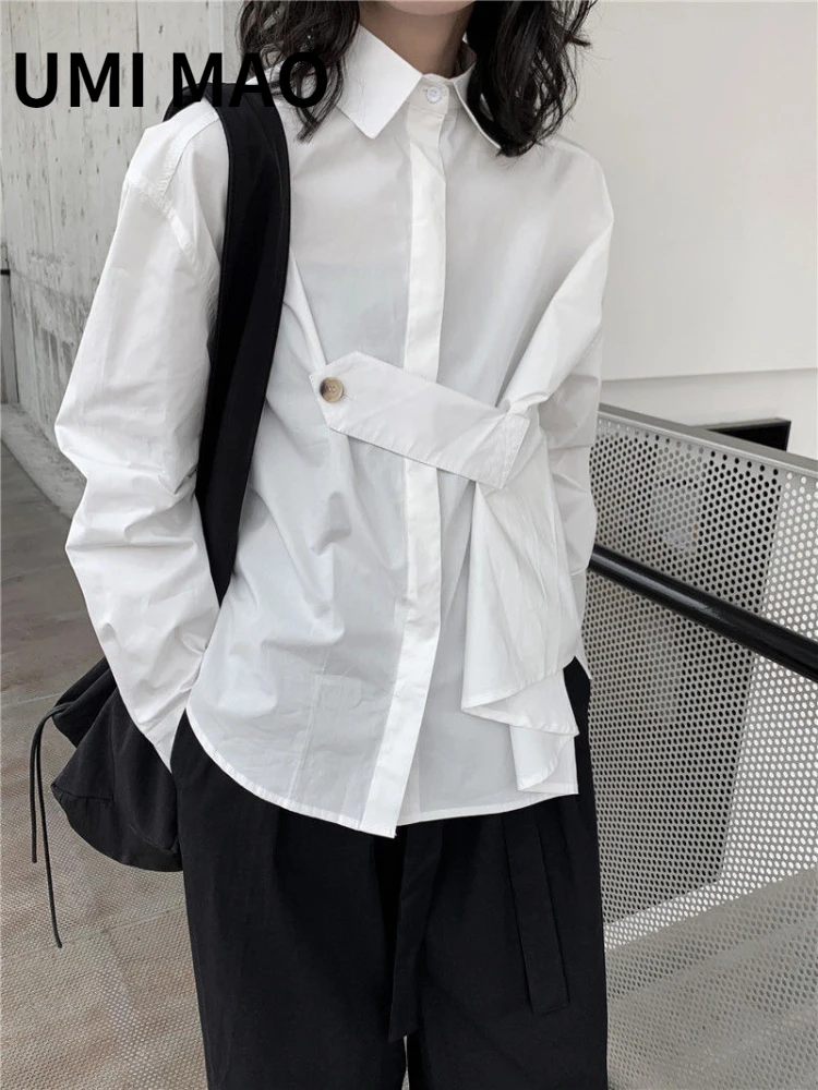 UMI MAO Yamamoto Dark Loose Asymmetric Button Up Niche Long Sleeve Shirt Women's New Couple Men Women Control Fashion Tops
UMI MAO Yamamoto Dark Loose Asymmetric Button Up Niche Long Sleeve Shirt Women's New Couple Men Women Control Fashion Tops