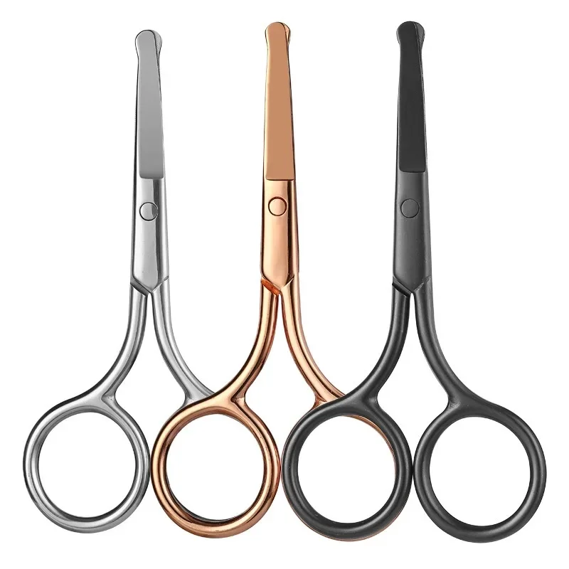 

Stainless Steel Nose Hair Eyebrow Beard Scissors Household Embroidery Makeup Beauty Small Scissors New