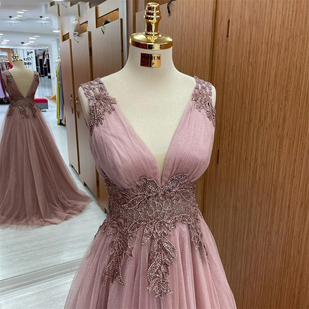Ashely Alsa Real Picture Nude Pink Prom Dress V Neck Beading Sexy Backless A Line Long Women Formal Evening Dresses Bridesmaid
Ashely Alsa Real Picture Nude Pink Prom Dress V Neck Beading Sexy Backless A Line Long Women Formal Evening Dresses Bridesmaid