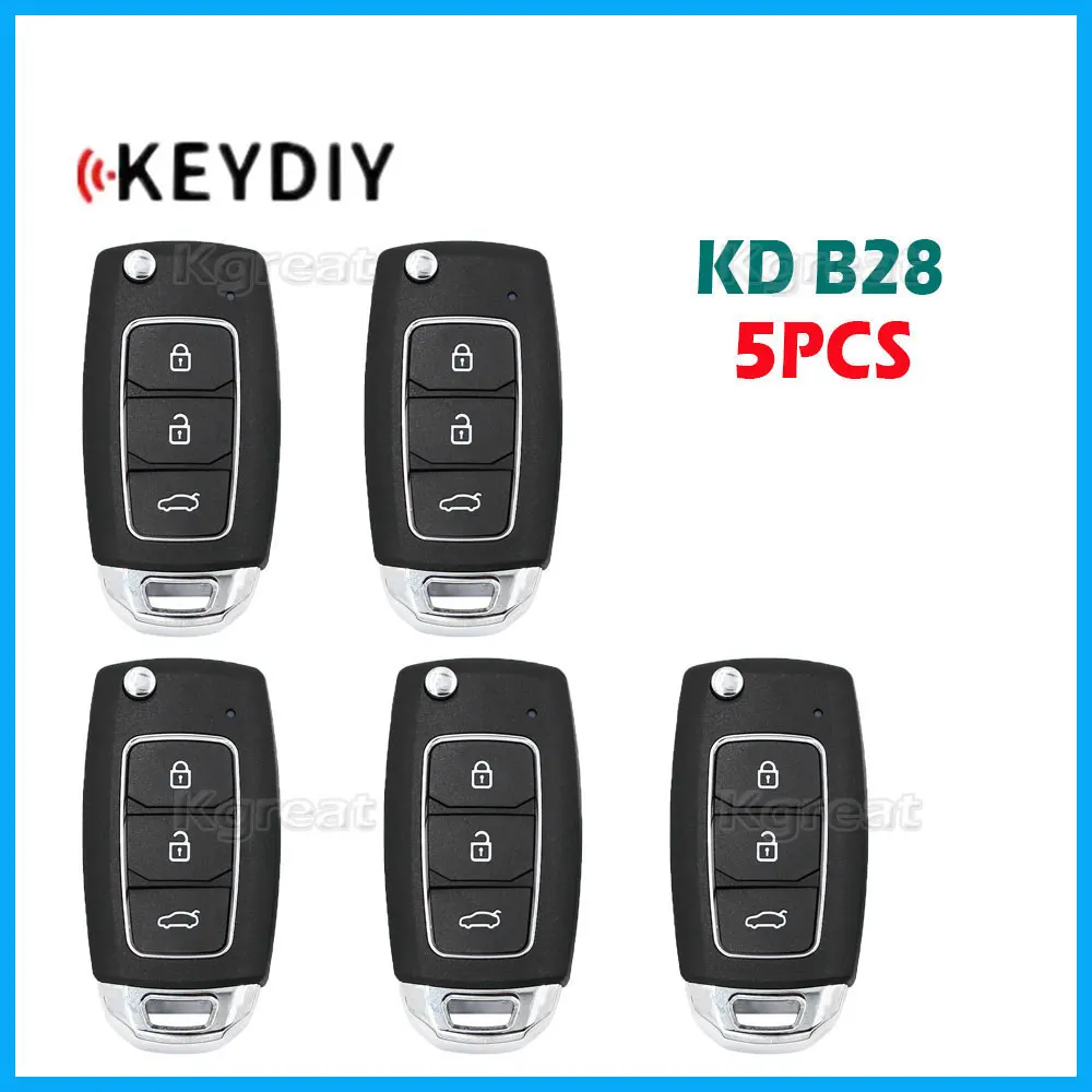 5pcs Keydiy KD B28 Multifunctional Universal Remote Key 3 Buttons Car Remote Key for KD-x2 KD900 B Series Remote Control Car Key
5pcs Keydiy KD B28 Multifunctional Universal Remote Key 3 Buttons Car Remote Key for KD-x2 KD900 B Series Remote Control Car Key
