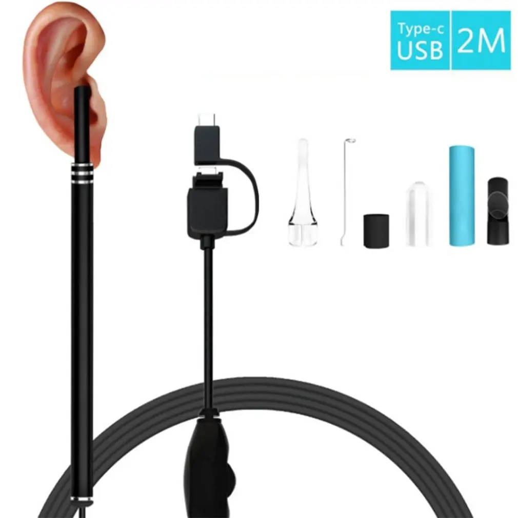 USB Ear Cleaning Tool HD Visual Ear Spoon Multifunctional Earpick With Mini Camera Pen Ear Care In-ear Cleaning Endoscope
USB Ear Cleaning Tool HD Visual Ear Spoon Multifunctional Earpick With Mini Camera Pen Ear Care In-ear Cleaning Endoscope