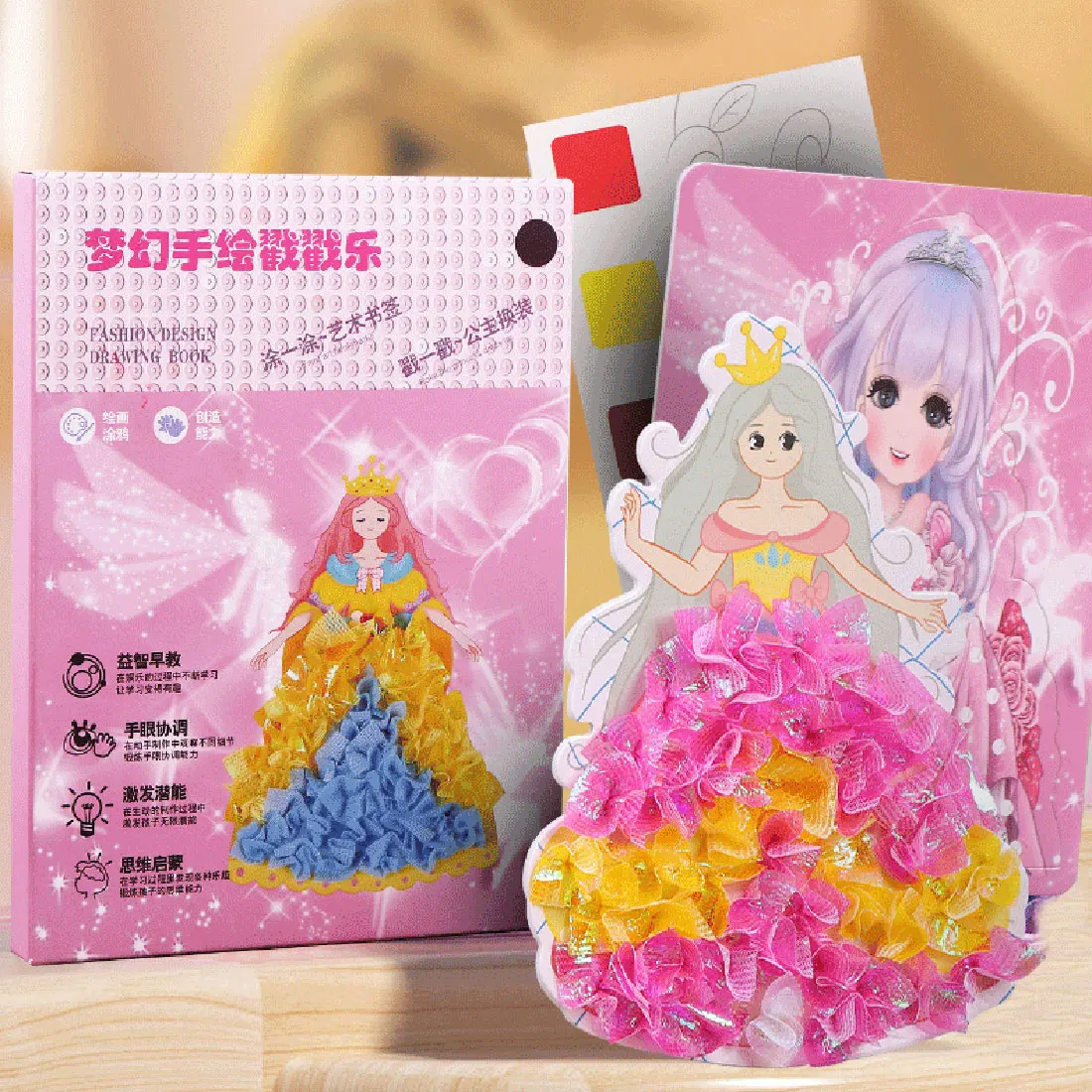 Handmade DIY Poke Fun Kids Draw Hundred Costume Hand Drawn Girls Creative Sticker Making Materials Educational Toys
Handmade DIY Poke Fun Kids Draw Hundred Costume Hand Drawn Girls Creative Sticker Making Materials Educational Toys