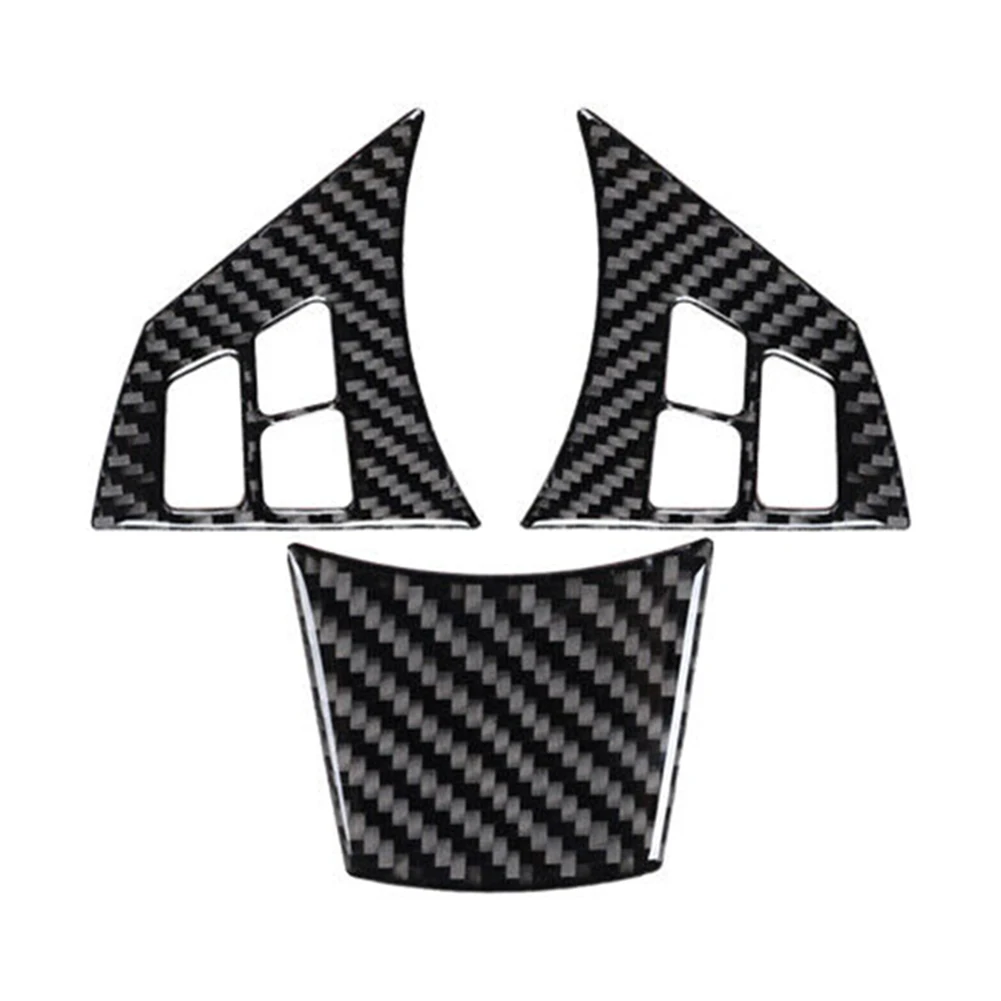 Carbon Fiber Steering Wheel Cover Trim 3Pcs Set for BMW 6 Series E63 E64 200410 Adds Unique Colors Resistant to Wear and Tear
Carbon Fiber Steering Wheel Cover Trim 3Pcs Set for BMW 6 Series E63 E64 200410 Adds Unique Colors Resistant to Wear and Tear