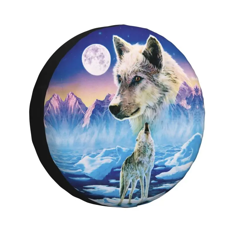 

Animal Wolf Spare Wheel Cover for Jeep Hummer 4WD SUV Custom Tire Protector 14" 15" 16" 17" Inch