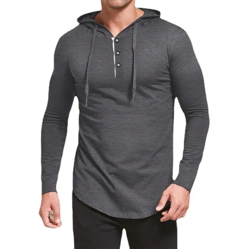 Hooded Shirt Long Sleeve Lightweight Sports Hooded Shirt Lightweight Mens Athletic Hooded Shirt With Button Neck And Front
Hooded Shirt Long Sleeve Lightweight Sports Hooded Shirt Lightweight Mens Athletic Hooded Shirt With Button Neck And Front