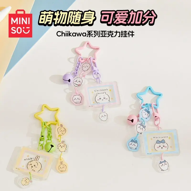New Miniso Animation Here Cartoon Chiikawa Series Acrylic Pendant Jewelry School Bag Bell Cute Gift USAgi Hachiware Girl Gift
New Miniso Animation Here Cartoon Chiikawa Series Acrylic Pendant Jewelry School Bag Bell Cute Gift USAgi Hachiware Girl Gift