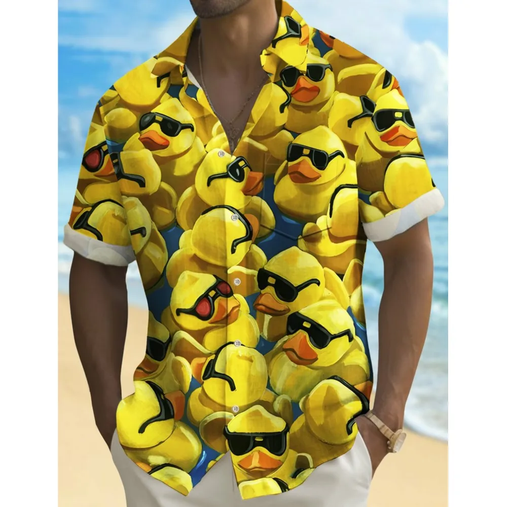 Summer Men's Resort Hawaiian 3D Printed Shirt Button Up Short Sleeve Tee Tops Fashion Beach Shirt Vacation Daily Wear Shirts
Summer Men's Resort Hawaiian 3D Printed Shirt Button Up Short Sleeve Tee Tops Fashion Beach Shirt Vacation Daily Wear Shirts