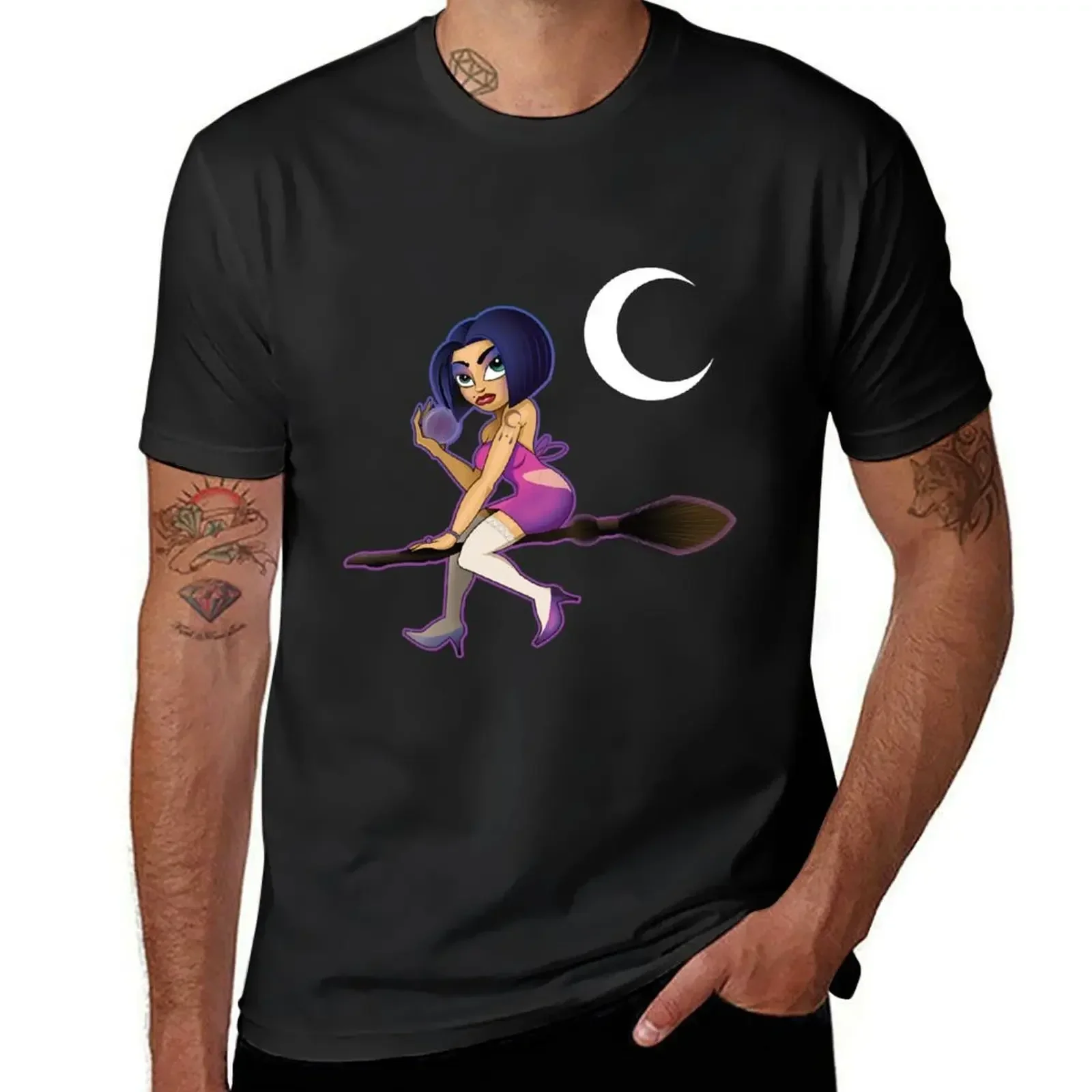 Sexy witch T-shirt plain sports fans aesthetic clothes t shirts for men
Sexy witch T-shirt plain sports fans aesthetic clothes t shirts for men