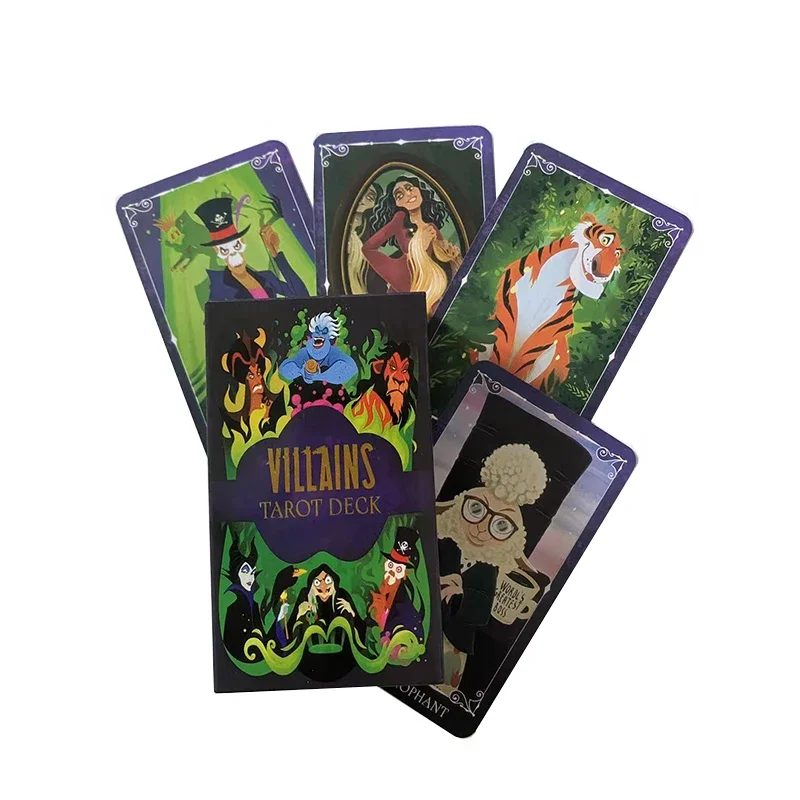 The Villians Tarot Cards Deck Christmas Oracle English Visions Divination Edition Borad Playing Games
The Villians Tarot Cards Deck Christmas Oracle English Visions Divination Edition Borad Playing Games