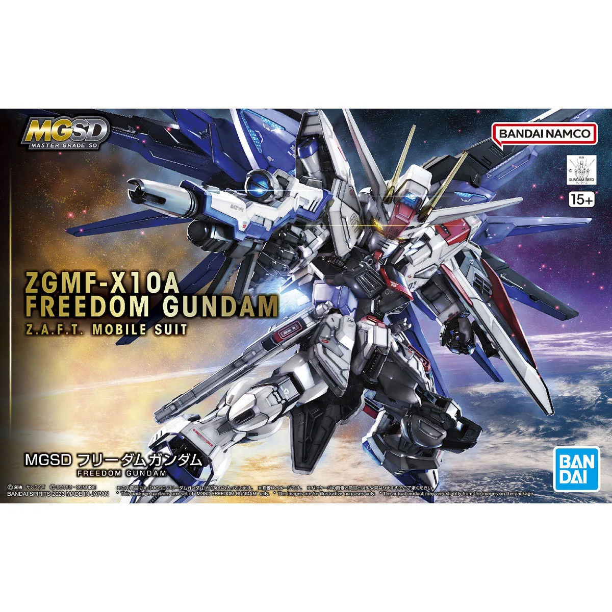 Original Bandai MG MGSD FREEDOM Gundam ZGMF-X10A Anime Pvc Figure Action Figures Model Doll Collection Toys for Boy with Box
Original Bandai MG MGSD FREEDOM Gundam ZGMF-X10A Anime Pvc Figure Action Figures Model Doll Collection Toys for Boy with Box