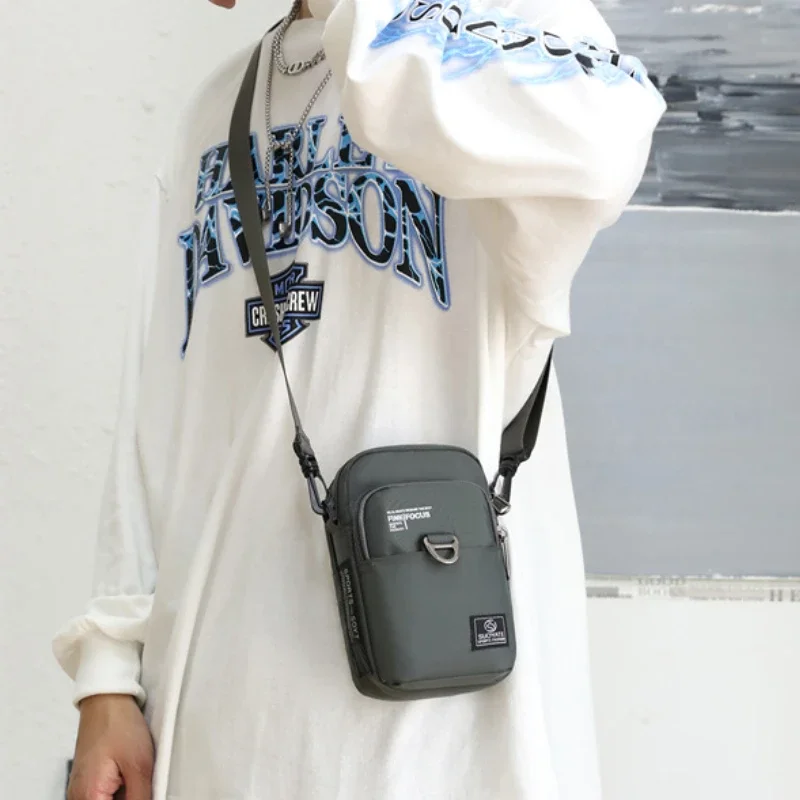 Fashion 3 Layers Men Small Shoulder Bag High Quality Durable Nylon Male Handbag Portable Messenger Bag Flap Mini Waist Bag
Fashion 3 Layers Men Small Shoulder Bag High Quality Durable Nylon Male Handbag Portable Messenger Bag Flap Mini Waist Bag