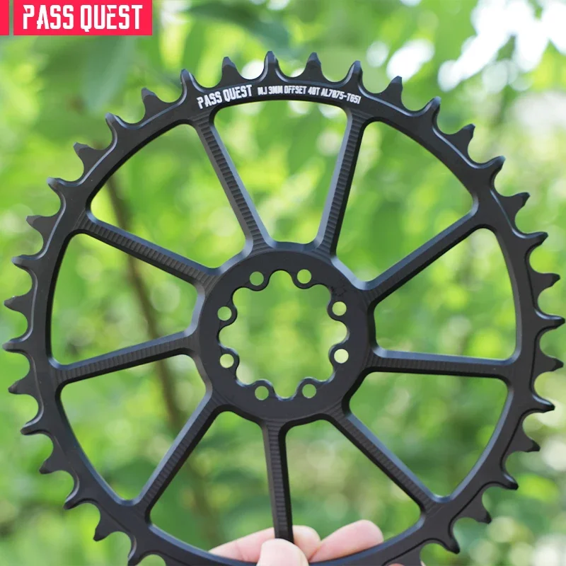 PASS QUEST 3mm Offset For Magene Direct Mount Crankset Round MTB Narrow Wide Chainring 40T 42T 44T 46T 48T Chainwheel
PASS QUEST 3mm Offset For Magene Direct Mount Crankset Round MTB Narrow Wide Chainring 40T 42T 44T 46T 48T Chainwheel