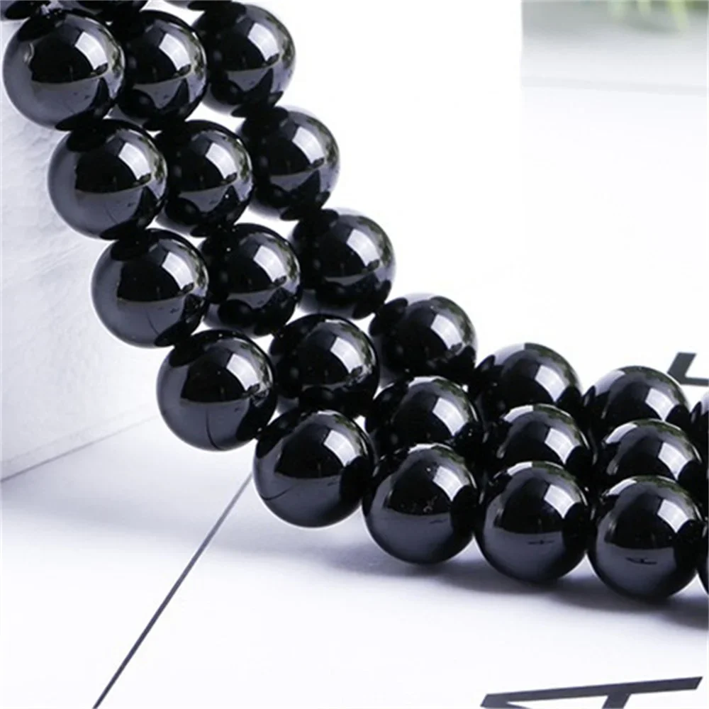 Charm Black Agate 4-12mm Beads for Jewelry Making Natural Stone DIY Necklace Bracelet Handmade Crimp & End Beads It's Not Glass
Charm Black Agate 4-12mm Beads for Jewelry Making Natural Stone DIY Necklace Bracelet Handmade Crimp & End Beads It's Not Glass