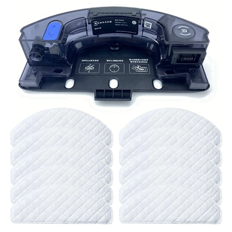 

Vacuum Cleaner Water Tank With Mop Cloth For Ecovacs Deebot OZMO T8/T8+/T9/T8MAX/T8 AIVI OZMO PRO Vacuum Cleaner Parts