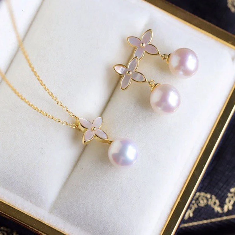 Clover Leaf Bridal Jewelry Sets Romantic Pearl Necklace Earrings For Women Personality Cross Design Charm Set Wedding Party Gift
Clover Leaf Bridal Jewelry Sets Romantic Pearl Necklace Earrings For Women Personality Cross Design Charm Set Wedding Party Gift