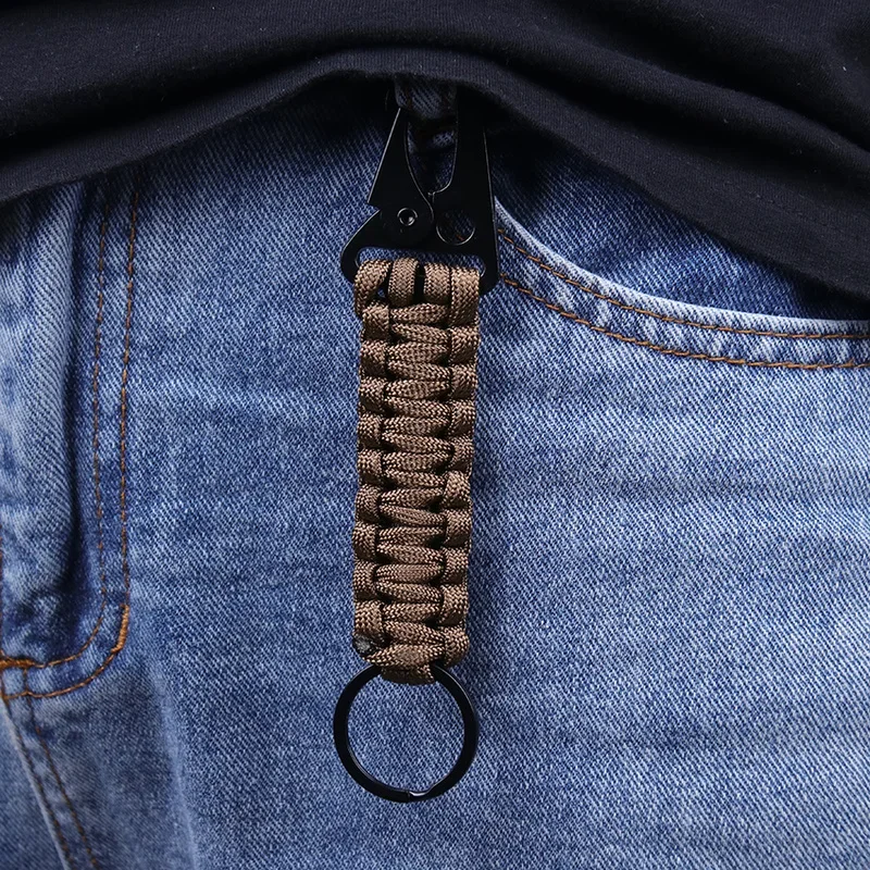 Outdoor Activities Mountaineering Seven-Core Umbrella Rope Key Chain Carabiner Random Color Carabiner Hook Rope Backpack Buckle
Outdoor Activities Mountaineering Seven-Core Umbrella Rope Key Chain Carabiner Random Color Carabiner Hook Rope Backpack Buckle