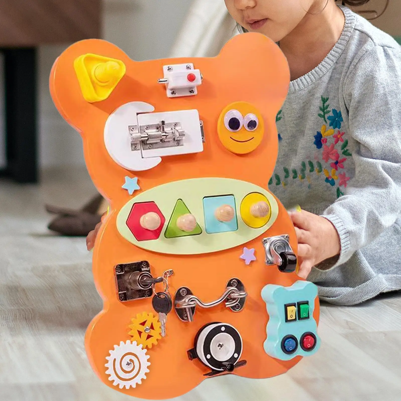 Wooden Busy Board Birthday Gifts Handmade Early Development Portable Travel Toy for Age 3+ Years Boys Girls Kids Children Baby
Wooden Busy Board Birthday Gifts Handmade Early Development Portable Travel Toy for Age 3+ Years Boys Girls Kids Children Baby