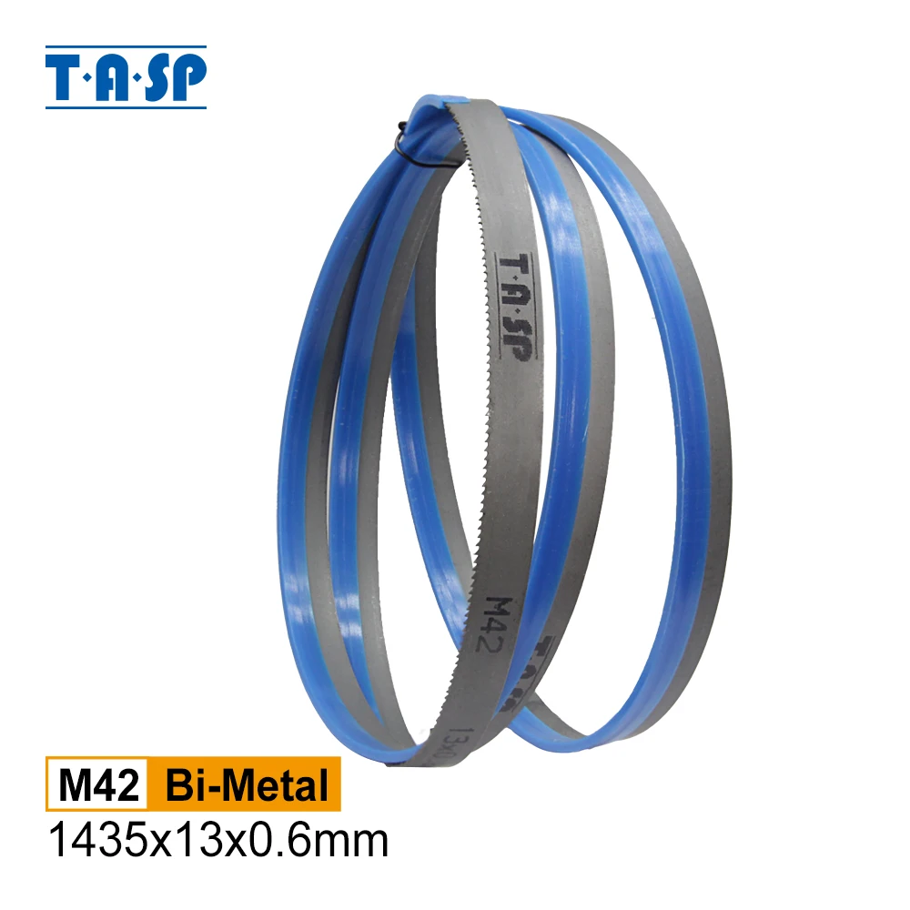 TASP 1435 мм M42 строительное лезвие 1435x13x0,6 мм 14 TPI деревообрабатывающее и металлическое режущее полотно ленточной пилы
TASP 1435 мм M42 строительное лезвие 1435x13x0,6 мм 14 TPI деревообрабатывающее и металлическое режущее полотно ленточной пилы