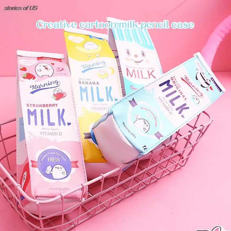 New Large Capacity Cartoon Milk Box Pencil Case Pencil Box Stationery Storage Organizer Bag Creative School Office Supply
New Large Capacity Cartoon Milk Box Pencil Case Pencil Box Stationery Storage Organizer Bag Creative School Office Supply