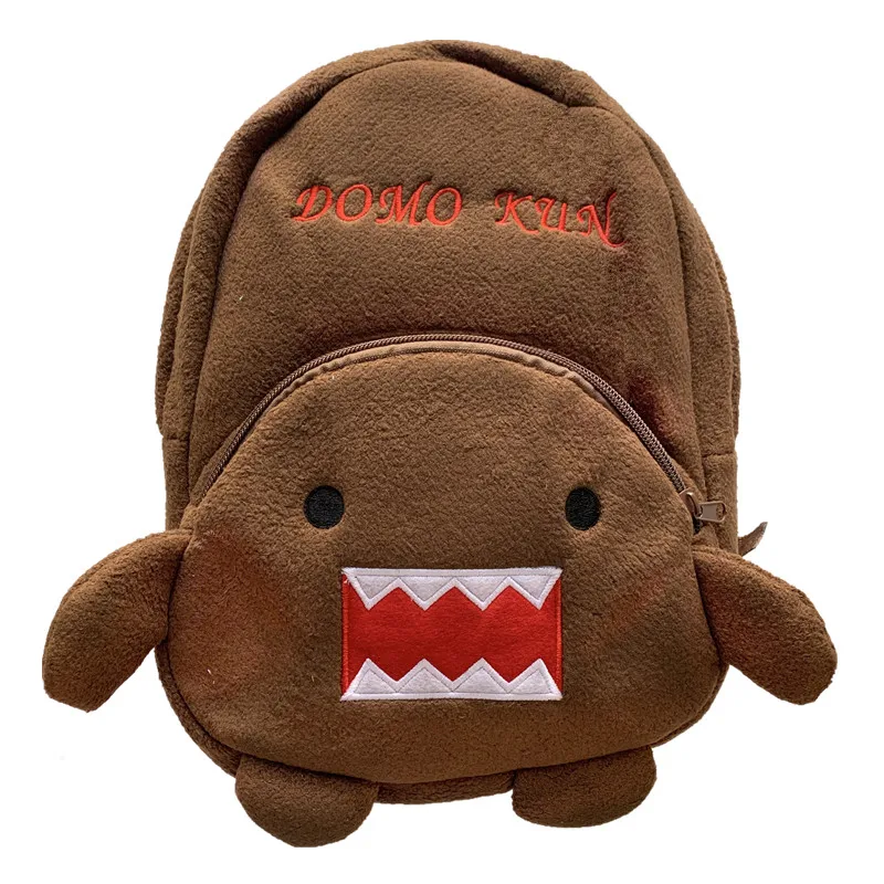 

Domo Kun Plush Backpack for Kids Women Kawaii Cute Bags Cartoon Anime School Backpack Schoolbag Back Pack Bagpack