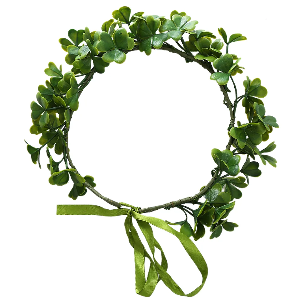 

Wreath Flower Girl Headpiece Tiara St Patricks Headbands for Women Headgear