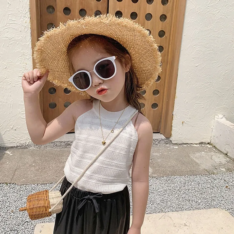 2023 Girls T-shirts Korea Baby Tees Children's Clothing Kids Summer Clothes Vest Solid Mesh Breathbale
2023 Girls T-shirts Korea Baby Tees Children's Clothing Kids Summer Clothes Vest Solid Mesh Breathbale