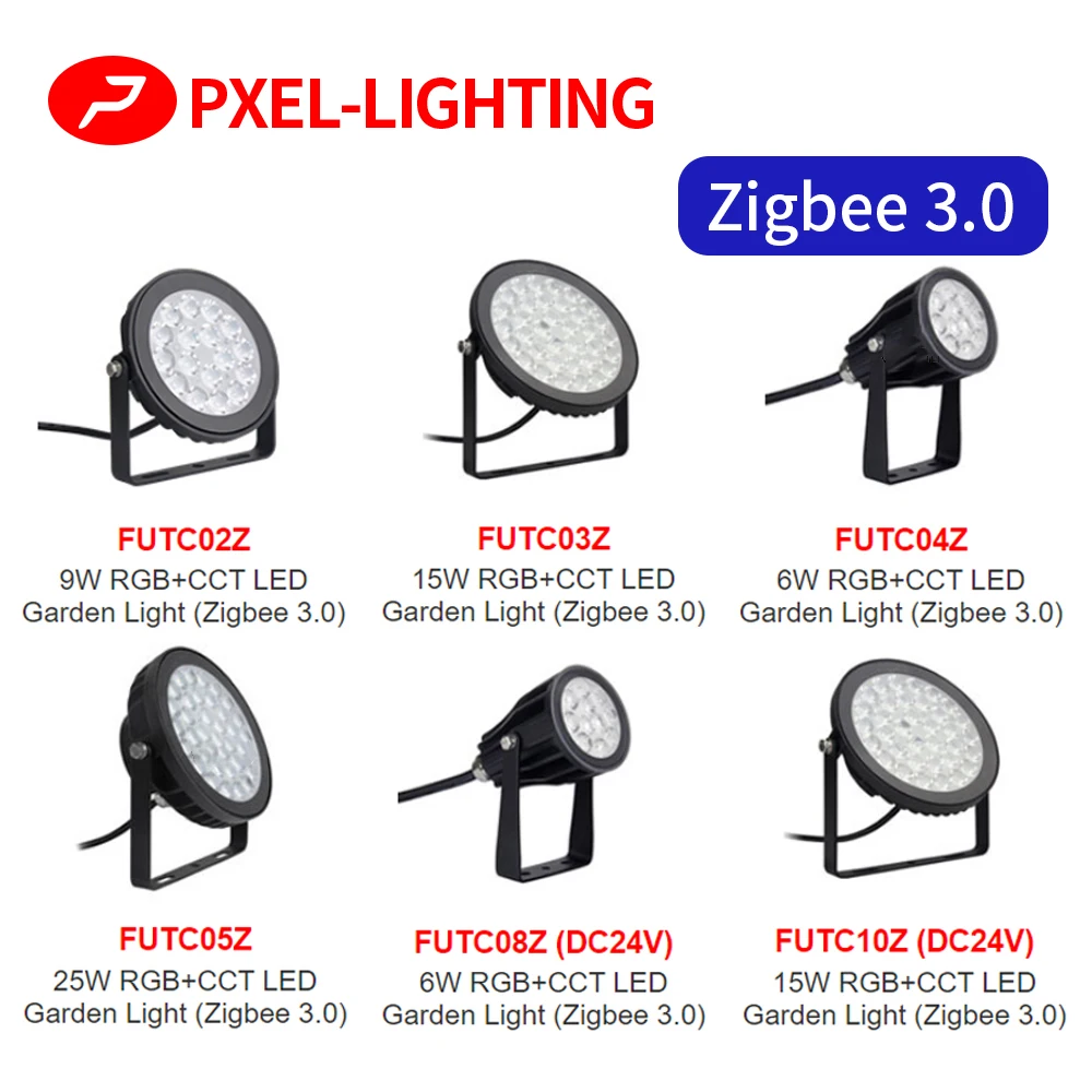 Miboxer 6W 9W 15W 25W RGB+CCT LED Garden Light Zigbee 3.0 Waterproof IP66 Smart Outdoor Lawn Lamp Voice/App Control AC110V-220V
Miboxer 6W 9W 15W 25W RGB+CCT LED Garden Light Zigbee 3.0 Waterproof IP66 Smart Outdoor Lawn Lamp Voice/App Control AC110V-220V