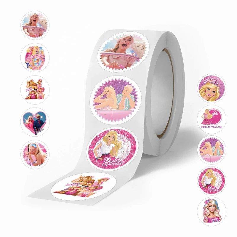 500Pcs/roll Barbie Sticker Kawaii Cartoon Kids Reward Phone Book Stickers Gift Laptop Luggage Decoration Decals Toys
500Pcs/roll Barbie Sticker Kawaii Cartoon Kids Reward Phone Book Stickers Gift Laptop Luggage Decoration Decals Toys