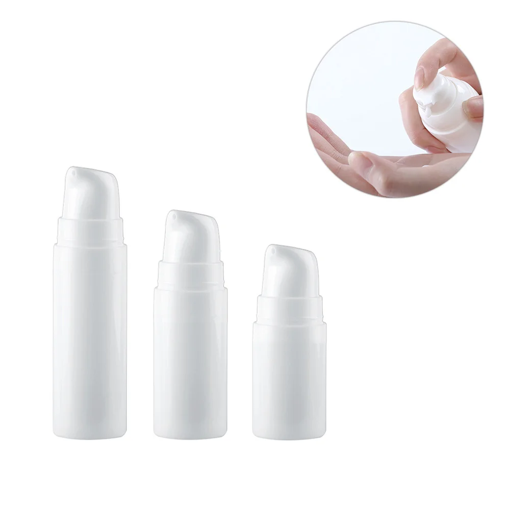 6PCS 5ml/ 10ml/ 15ml Lotion Bottles Airless Press Pump Bottles Refillable Leak Proof Travel Bottles Containers for Shampoo
6PCS 5ml/ 10ml/ 15ml Lotion Bottles Airless Press Pump Bottles Refillable Leak Proof Travel Bottles Containers for Shampoo
