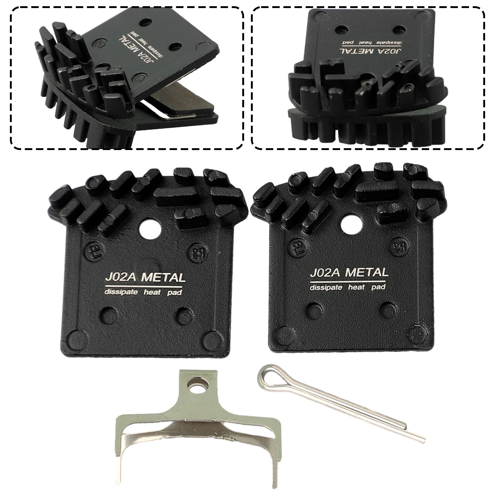 1 Pair Bike Disc Brake Pads J02A Metal Heat Dissipation Double Durability For Shimano BR-M9000 M7000 M8000 M985 Mount Parts
1 Pair Bike Disc Brake Pads J02A Metal Heat Dissipation Double Durability For Shimano BR-M9000 M7000 M8000 M985 Mount Parts