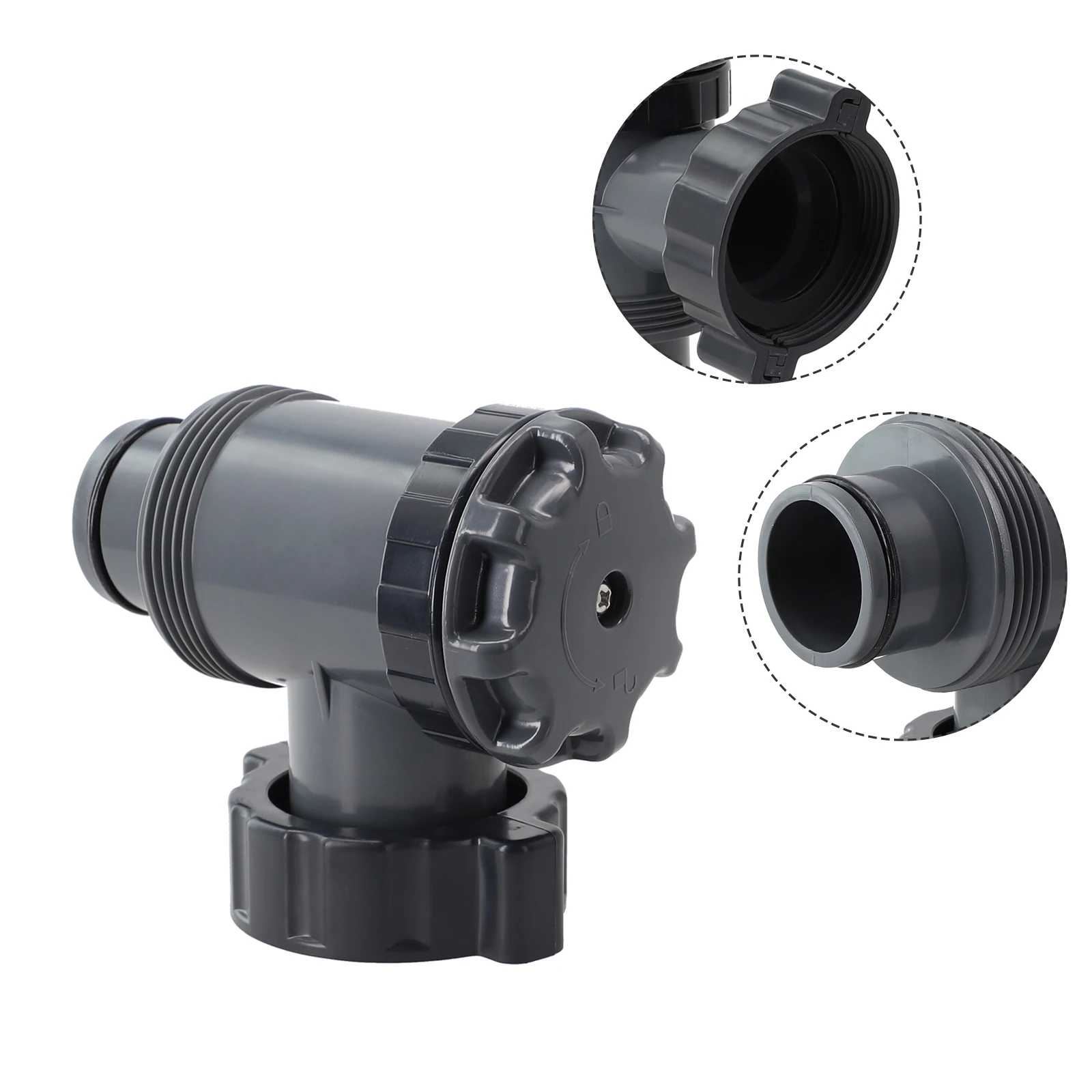 Enhanced Plunger Valve Replacement for Pool Filter Pump Easy On/Off Operation Designed for 1 1/2 Hoses 2 1/2 Connectors
Enhanced Plunger Valve Replacement for Pool Filter Pump Easy On/Off Operation Designed for 1 1/2 Hoses 2 1/2 Connectors