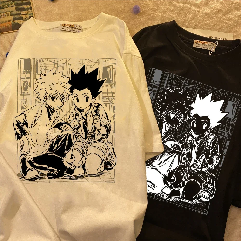 Женские футболки Y2k Kawaii Топы Hunter X футболка с изображением охотника Killua Zoldyck аниме футболка с коротким рукавом Манга Футболка женская одежда
Женские футболки Y2k Kawaii Топы Hunter X футболка с изображением охотника Killua Zoldyck аниме футболка с коротким рукавом Манга Футболка женская одежда