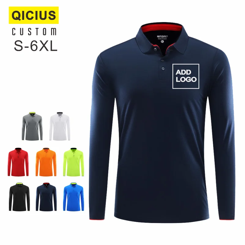 Men's Quick-Drying Breathable Embroidery Polo Shirt Custom Printed Embroidery Logo Sports Running Fitness Shirt Casual Lapel Top 
Men's Quick-Drying Breathable Embroidery Polo Shirt Custom Printed Embroidery Logo Sports Running Fitness Shirt Casual Lapel Top