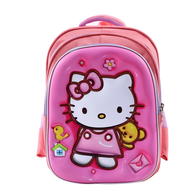 

Детский рюкзак Hello Kitty, милый вместительный рюкзак для учеников начальной школы 1-3 классов, школьная сумка для девочек