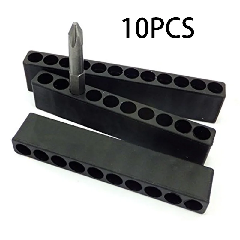 Black Screwdriver bit holders Hex Organizer Plastic Shank Box Case Head Storage Supplies Workshop 1/4\\\\\\\\\\\\\\\" 10 Hole
Black Screwdriver bit holders Hex Organizer Plastic Shank Box Case Head Storage Supplies Workshop 1/4\\\\\\\\\\\\\\\" 10 Hole