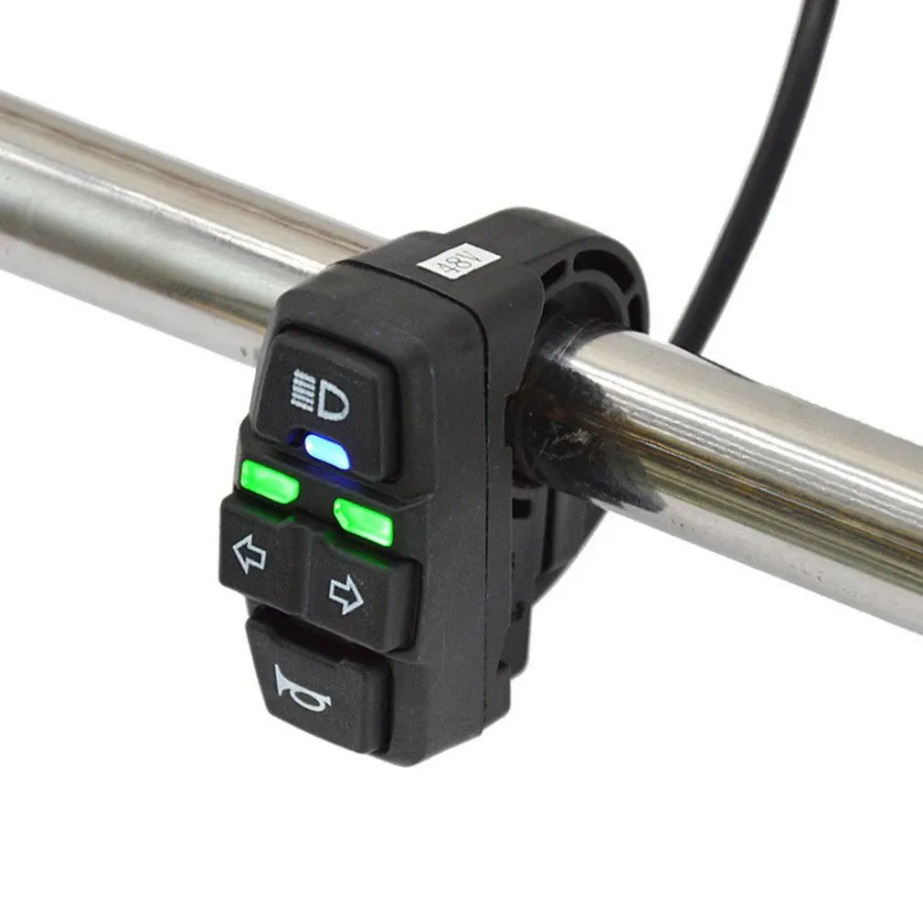 Light Switch Three-in-one Waterproof Electric Bike Scooter Lamp Horn Switch For Motorcycle Button Control Turn Signal Light
Light Switch Three-in-one Waterproof Electric Bike Scooter Lamp Horn Switch For Motorcycle Button Control Turn Signal Light