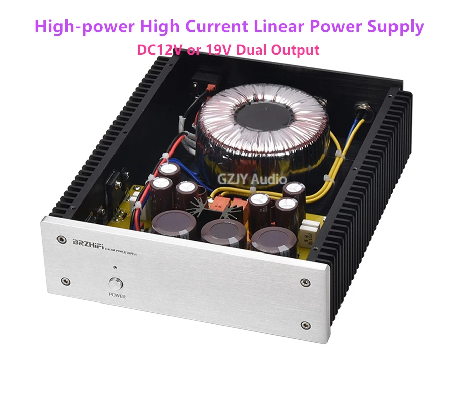 

Высокомощный Линейный источник питания, постоянный ток 12 В, 19 в, двойной выход, подходит для аудиоустройств, таких как HTPC цифровые плееры/NAS
