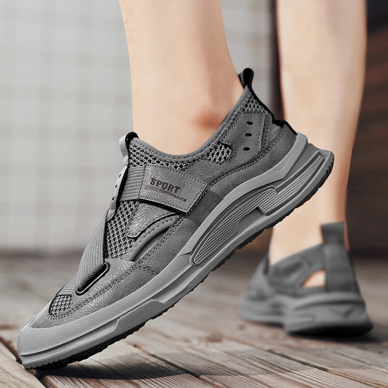 2023Mens Comfortable Lightweight Sandals Casual Summer Outdoor Beach Fashion Male Fisherman Shoe Leather Platform men's shoes
2023Mens Comfortable Lightweight Sandals Casual Summer Outdoor Beach Fashion Male Fisherman Shoe Leather Platform men's shoes