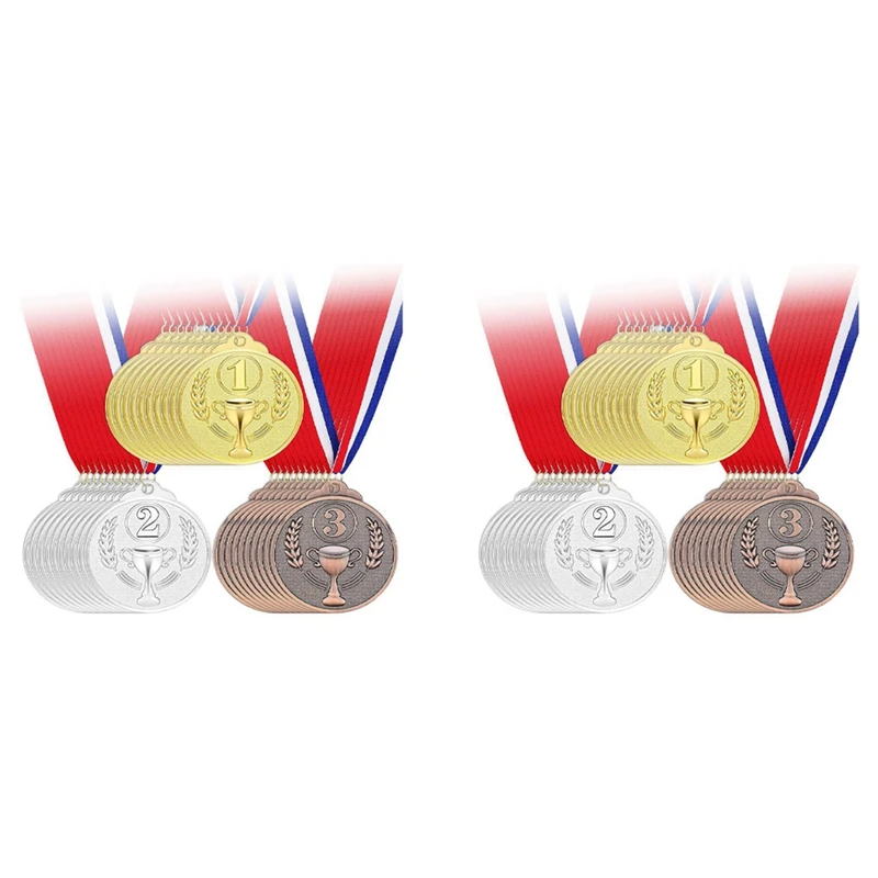 60Pcs Award Medals Gold Silver Bronze Winner Medals 1St 2Nd 3Rd Prizes For Competitions
60Pcs Award Medals Gold Silver Bronze Winner Medals 1St 2Nd 3Rd Prizes For Competitions