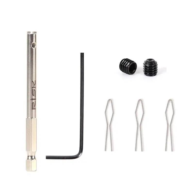 Bike Spoke Tool Wrench Bicycle Spoke Nipple Driver Screwdriver Spoke Lacing Tool For Removing Or Inserting Spoke Nipples
Bike Spoke Tool Wrench Bicycle Spoke Nipple Driver Screwdriver Spoke Lacing Tool For Removing Or Inserting Spoke Nipples