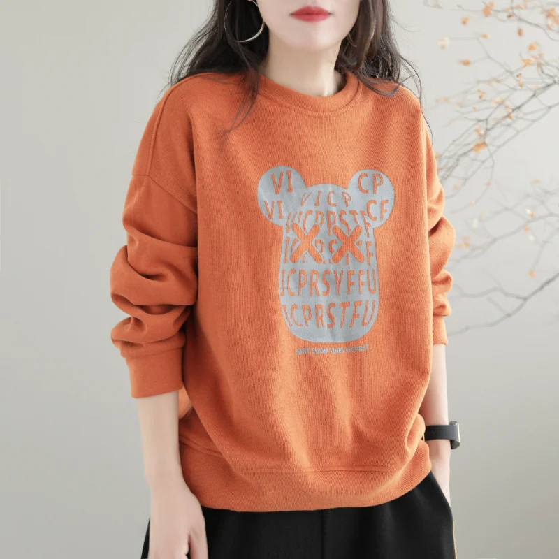 2023 Fashion Women Winter Minnie Cotton Casual Fashion Loose Large Size Long Sleeve Solid Color Printed Thick Sweater
2023 Fashion Women Winter Minnie Cotton Casual Fashion Loose Large Size Long Sleeve Solid Color Printed Thick Sweater