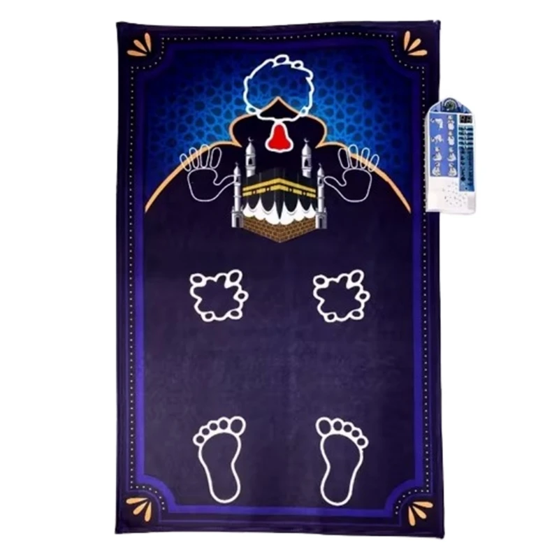 

Электронное интерактивное одеяло для поклонения исламский ИД Мубарак Электрический молитвенный коврик ковер мусульманский Детский обучающий