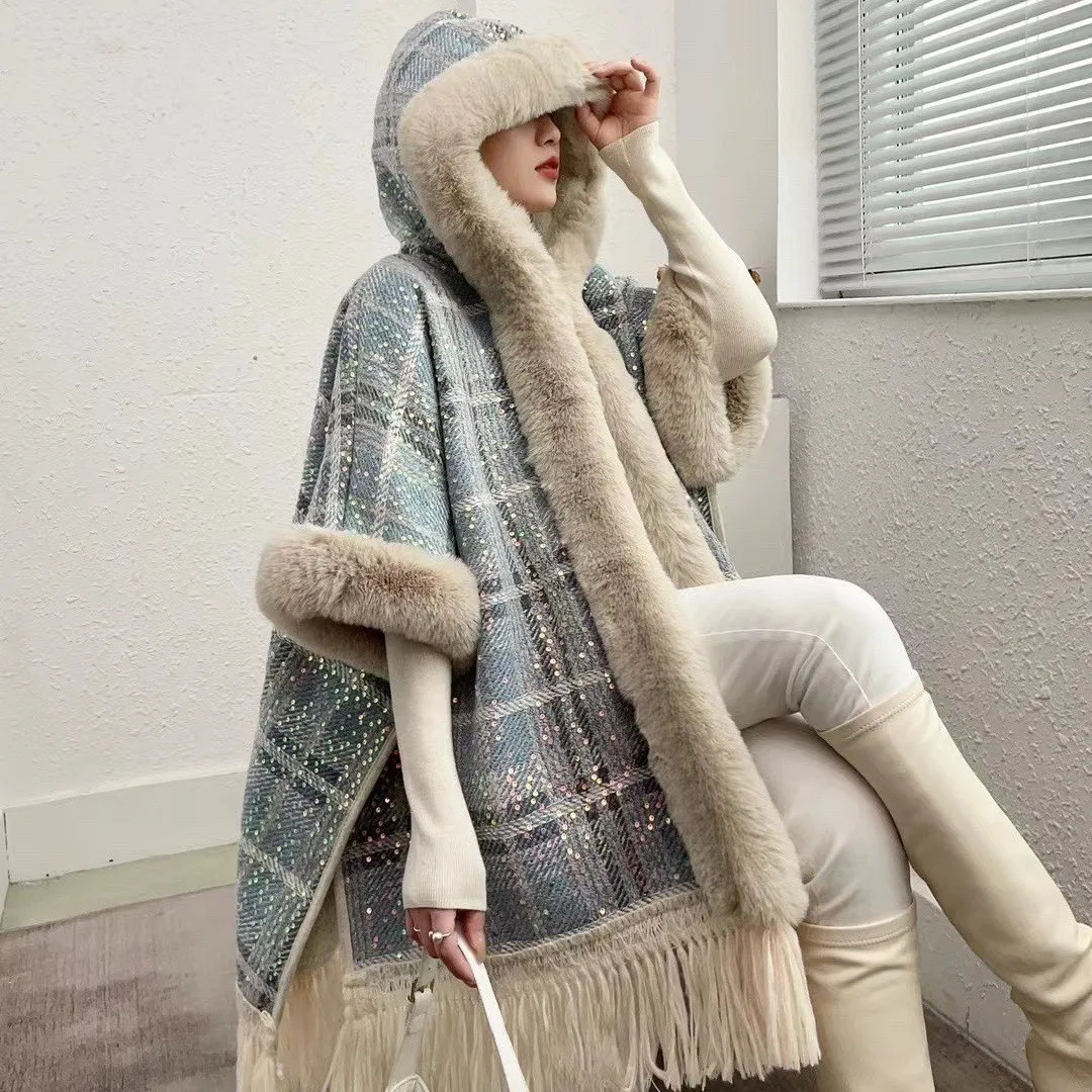 Women‘s Warm Quaste Outerwear Vintage Checks And Plaids Coats with Scarf Cosplay Costume Pelzkragen Fashion Lady Street Jacket
Women‘s Warm Quaste Outerwear Vintage Checks And Plaids Coats with Scarf Cosplay Costume Pelzkragen Fashion Lady Street Jacket