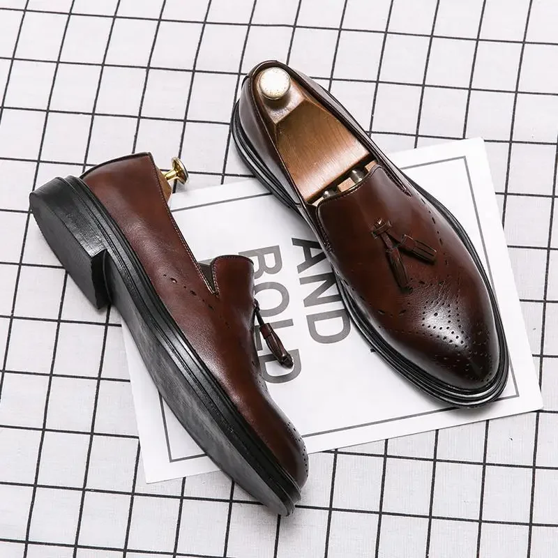 Men's Formal Wear High Quality Genuine Leather Lace-up Oxford Men's Breathable Shoes Moccasins Elegant Men's
Men's Formal Wear High Quality Genuine Leather Lace-up Oxford Men's Breathable Shoes Moccasins Elegant Men's