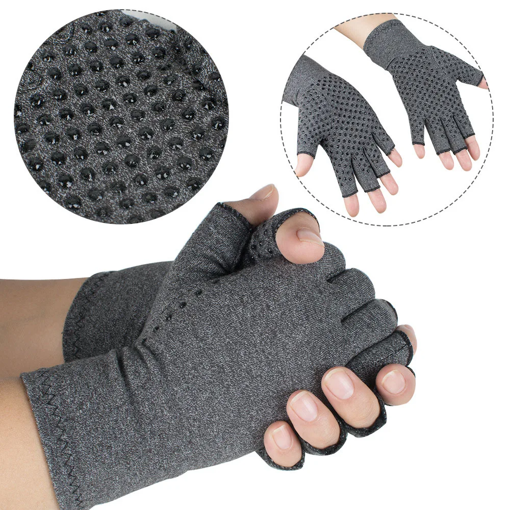 Winter Fingerless Gloves Grey Touch Screen Half-finger Arthritis Gloves Sport Safety Compression Pain Relief Therapy Hand Warmer
Winter Fingerless Gloves Grey Touch Screen Half-finger Arthritis Gloves Sport Safety Compression Pain Relief Therapy Hand Warmer