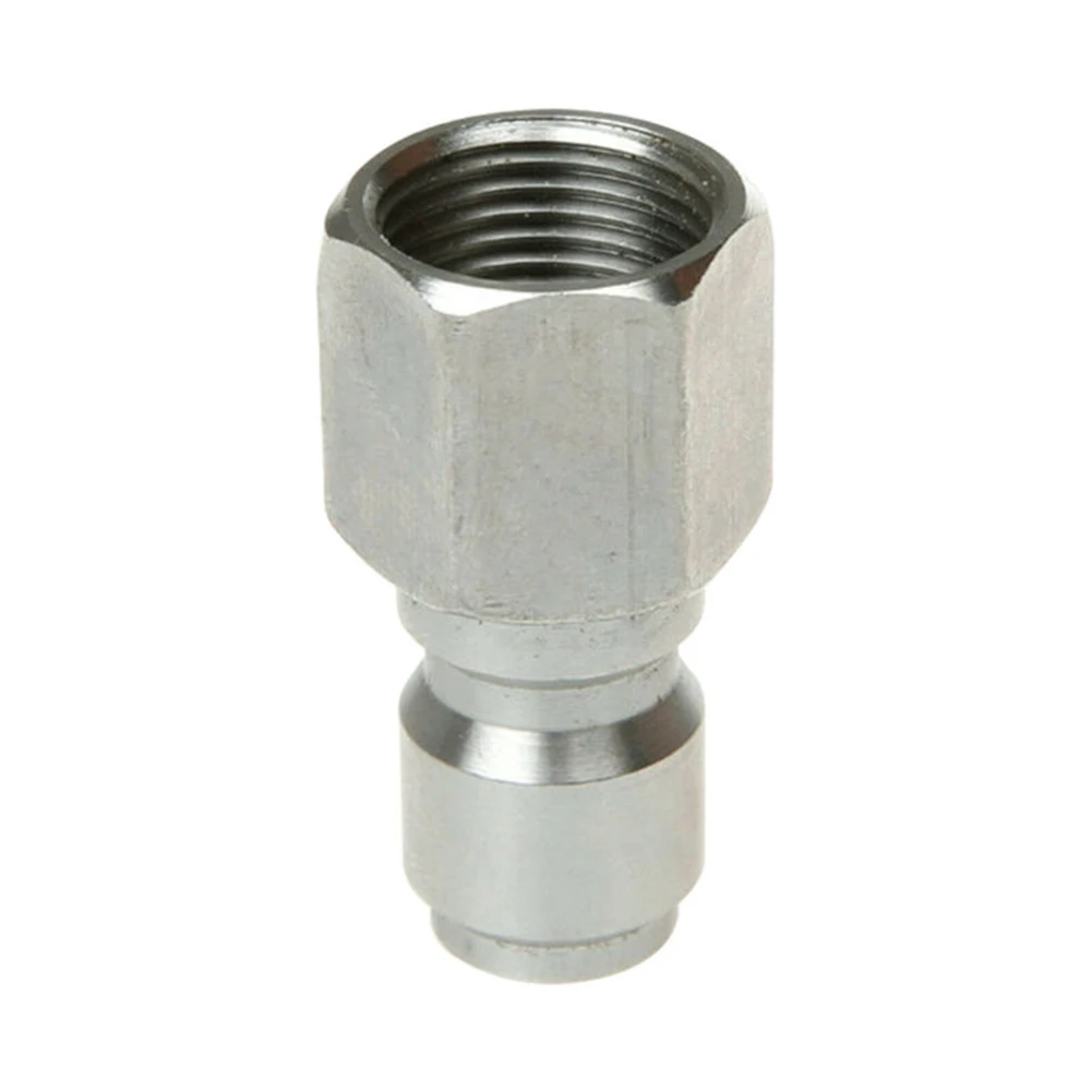 

High Pressure Washer Car Washer Snow Foam Lance Foam Nozzle Adapter Connector 3/8" Quick Release Plug Fitting G3/8 Male