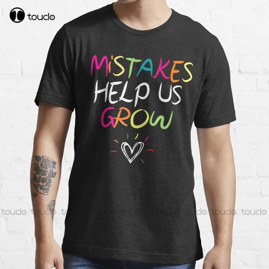 Mistakes Help Us Grow Growth Mindset Teacher Essential T-Shirt Funny Shirt Custom Aldult Teen Unisex Digital Printing Tee Shirt
Mistakes Help Us Grow Growth Mindset Teacher Essential T-Shirt Funny Shirt Custom Aldult Teen Unisex Digital Printing Tee Shirt