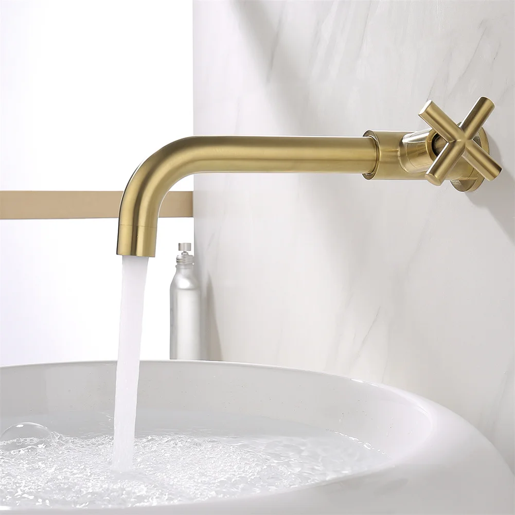 Wall Mounted Bathroom Long Mop Pool Faucet Single Cold Brass Basin Faucet Balcony Wash Basin Tap Black/Brushed Gold/Chrome
Wall Mounted Bathroom Long Mop Pool Faucet Single Cold Brass Basin Faucet Balcony Wash Basin Tap Black/Brushed Gold/Chrome