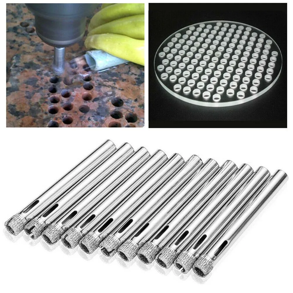12Pcs 6mm Diamond Cutter Hole Saw Drill Bit Tools Set Glass Drill Hole Opener For Tile Ceramic Wood Drilling Tool
12Pcs 6mm Diamond Cutter Hole Saw Drill Bit Tools Set Glass Drill Hole Opener For Tile Ceramic Wood Drilling Tool