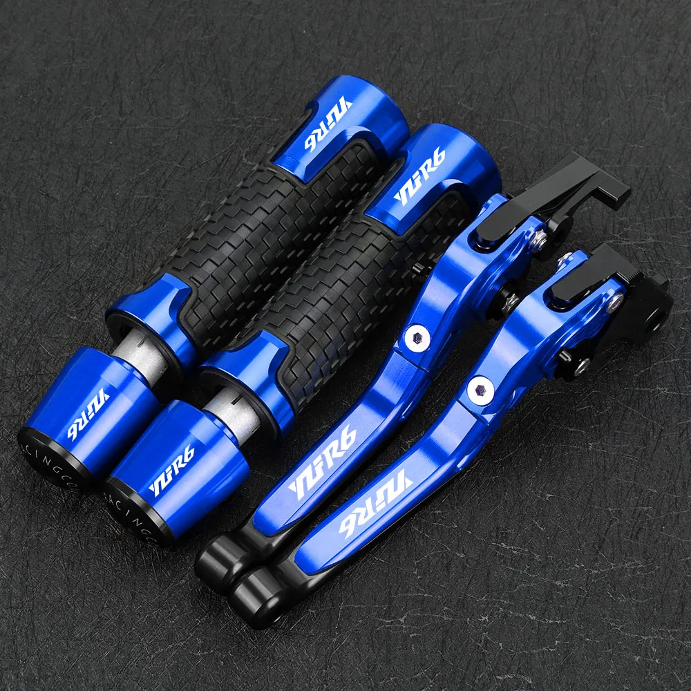 YZF R6 LOGO Motorcycle CNC Brake Clutch Levers Handlebar Grip Handle Hand Grips For YAMAHA YZFR6 YZF-R6 2005-2016 2015 2014 2013
YZF R6 LOGO Motorcycle CNC Brake Clutch Levers Handlebar Grip Handle Hand Grips For YAMAHA YZFR6 YZF-R6 2005-2016 2015 2014 2013
